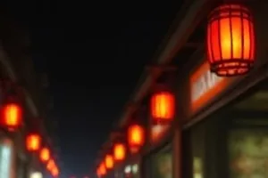 《最后一班渡轮》封面：夜幕下的渡轮码头与舷灯